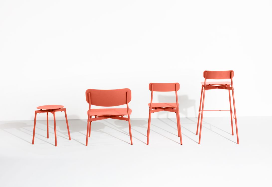 Fromme Lounge Chair Armchair Petite Friture Coral Fromme Lounge Chair Armchair Petite Friture Coral