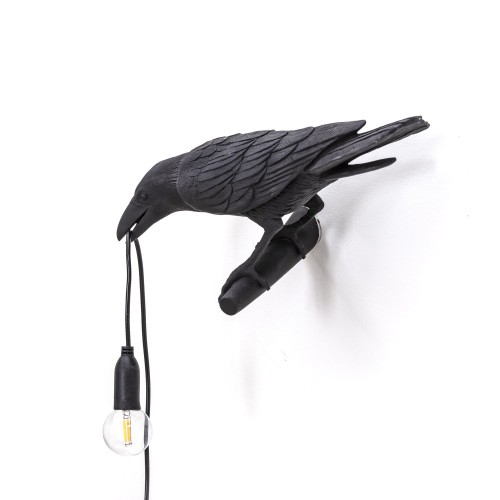 Bird Lamp Looking Left wall light black Seletti SINGLE PIECES