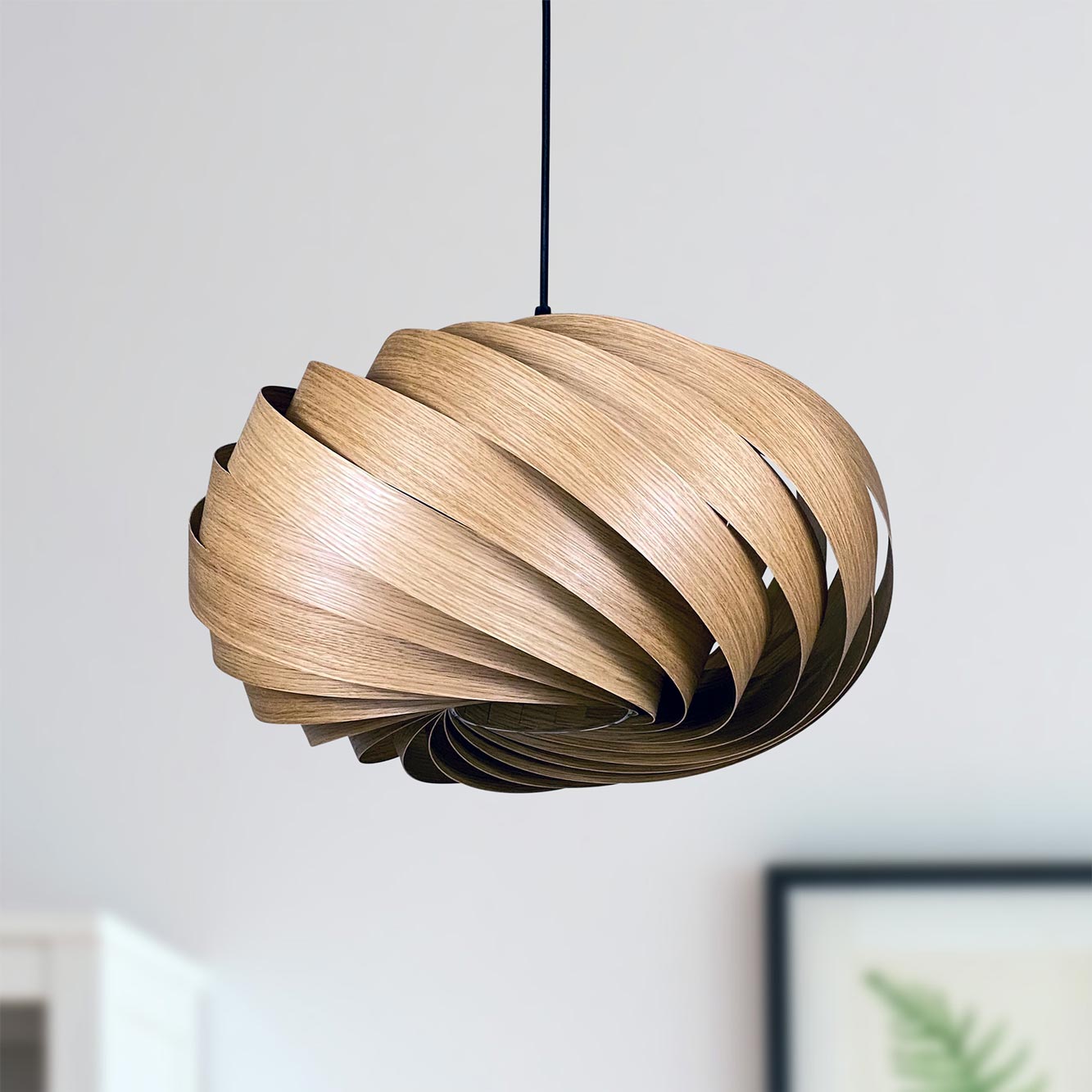 Quiescenta Pendant lamp Ø45 cm Oak Gofurnit