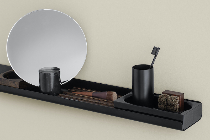 MODO Wall Shelf Black Blomus SINGLE PIECES