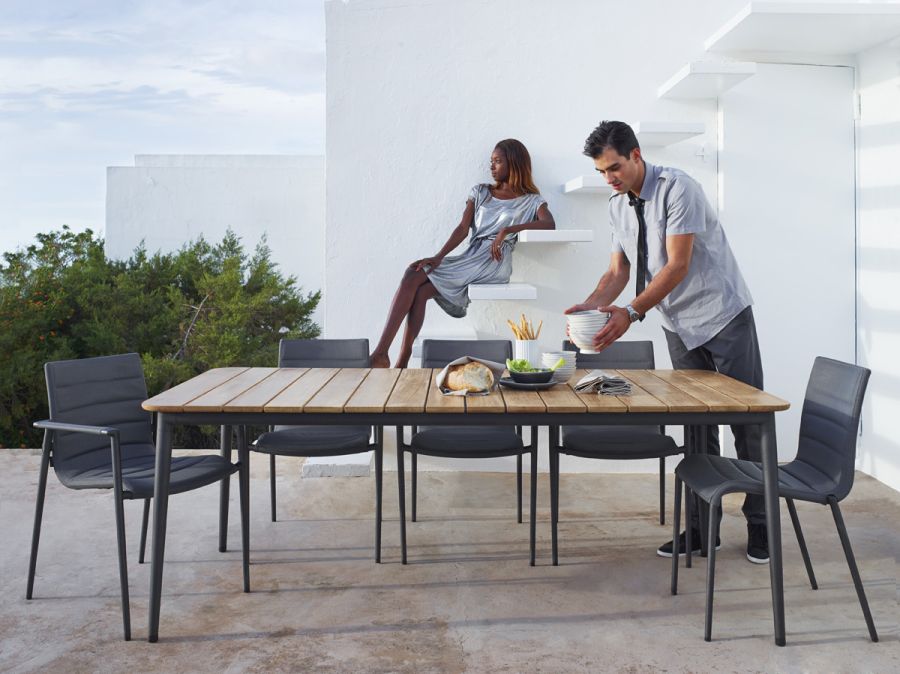 Core Outdoor Chair AirTouch Grey Cane-Line SINGLE PIECES