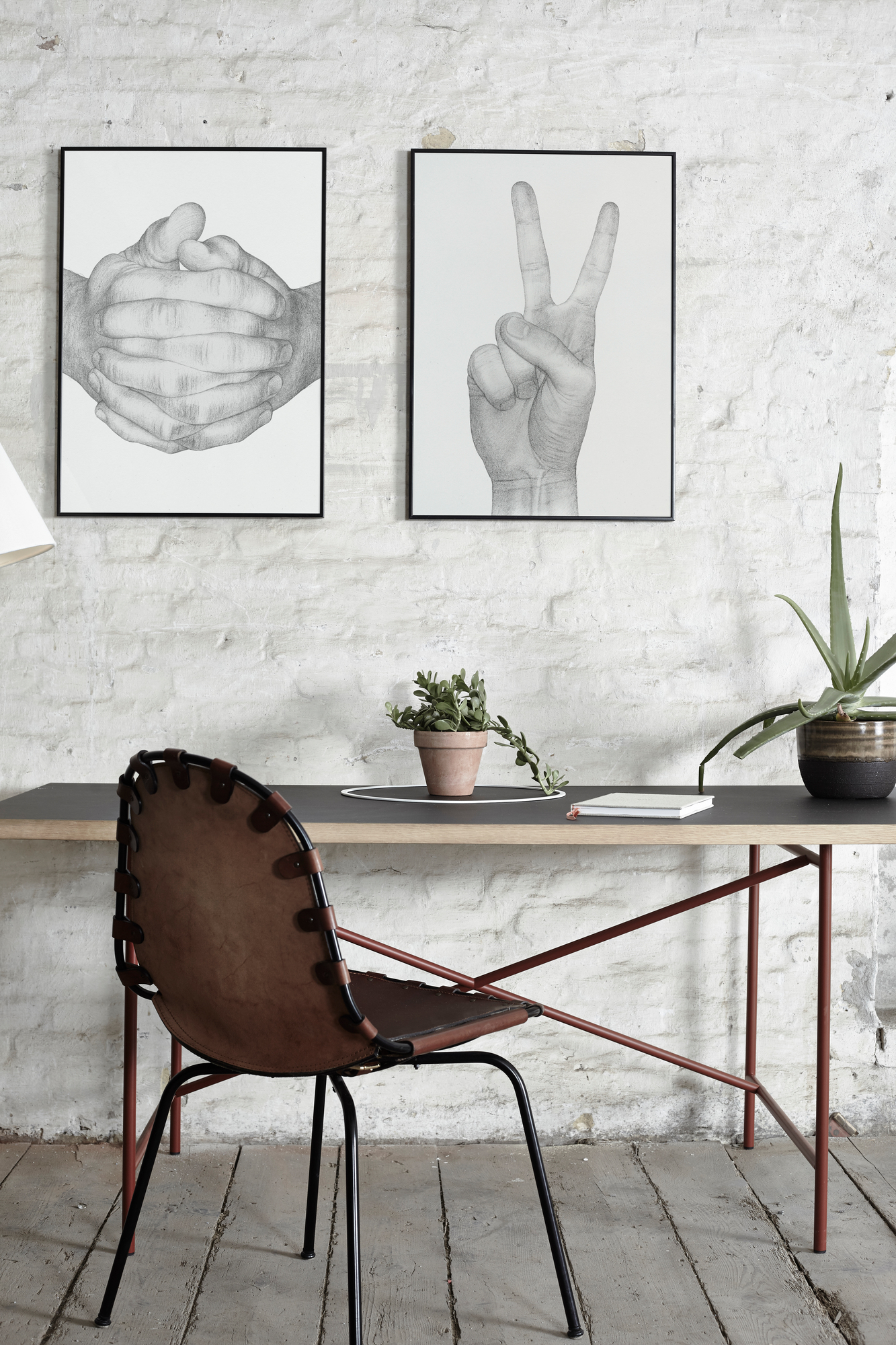Folded Hands Poster Paper Collective SINGLE PIECES