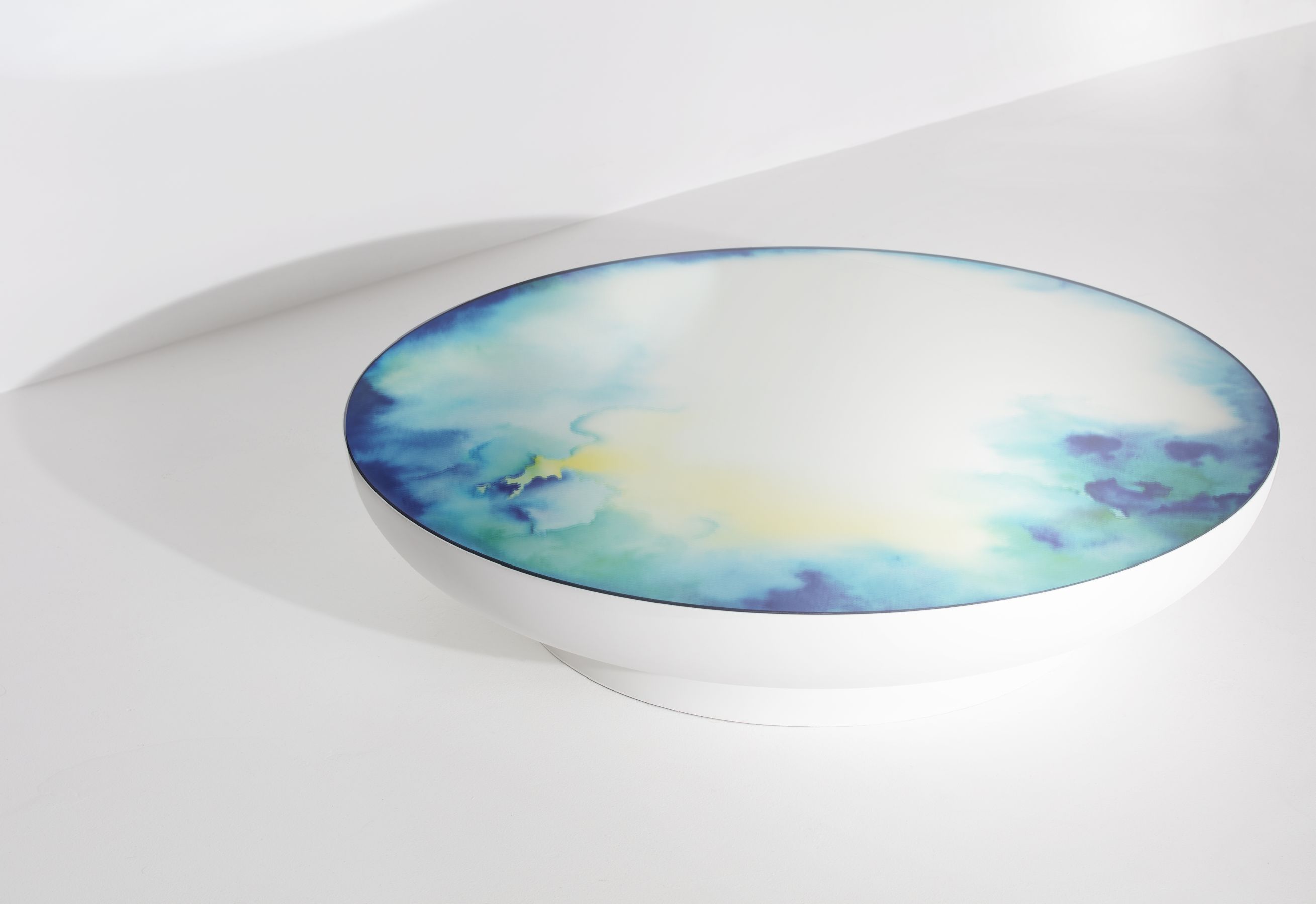 Francis Coffee Table Coffee table Ø 110 cm Petite Friture White Francis Coffee Table Coffee table Ø 110 cm Petite Friture White