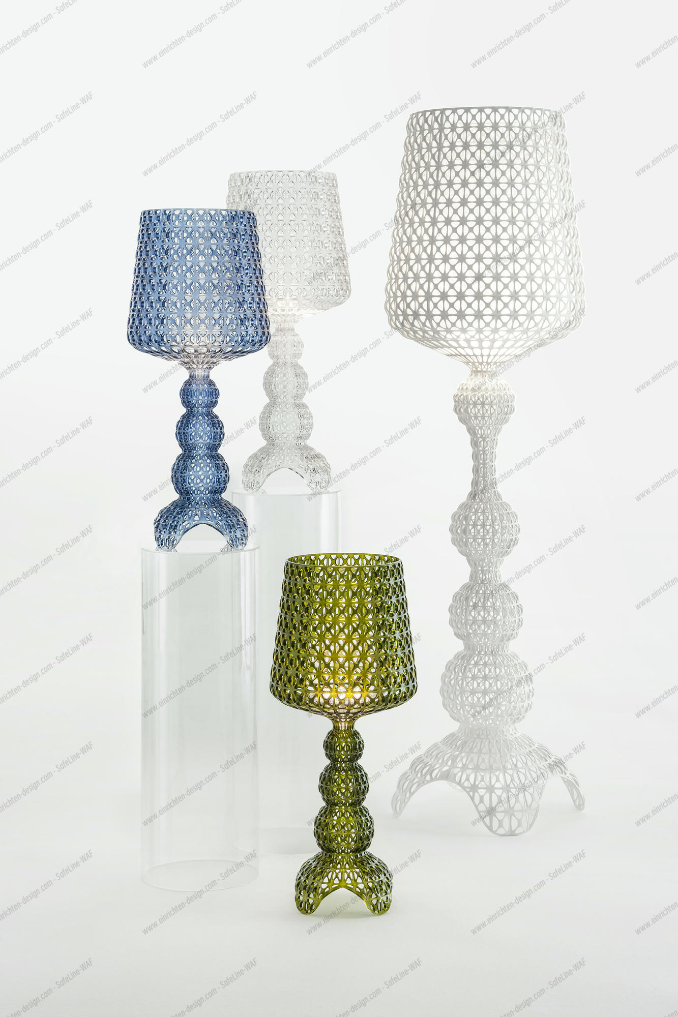Mini Kabuki table lamp Green Kartell