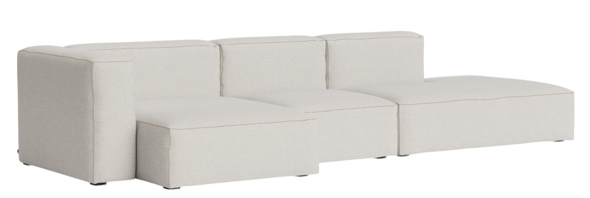 Mags Soft Sofa 3-seater Combination 4 with armrest left Hay 