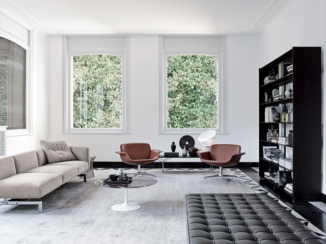 KN01 Lounge Swivel Armchair Knoll International