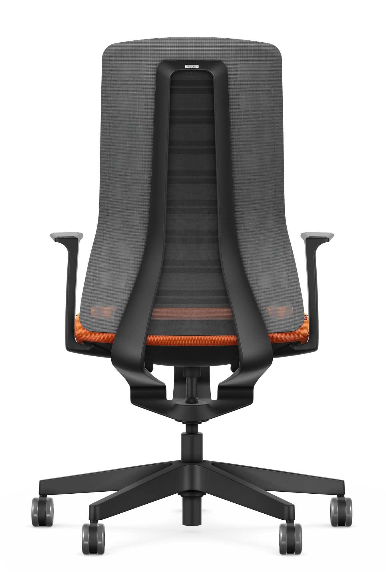 Pure Edition Active Office swivel chair Interstuhl Anthracite - Orange