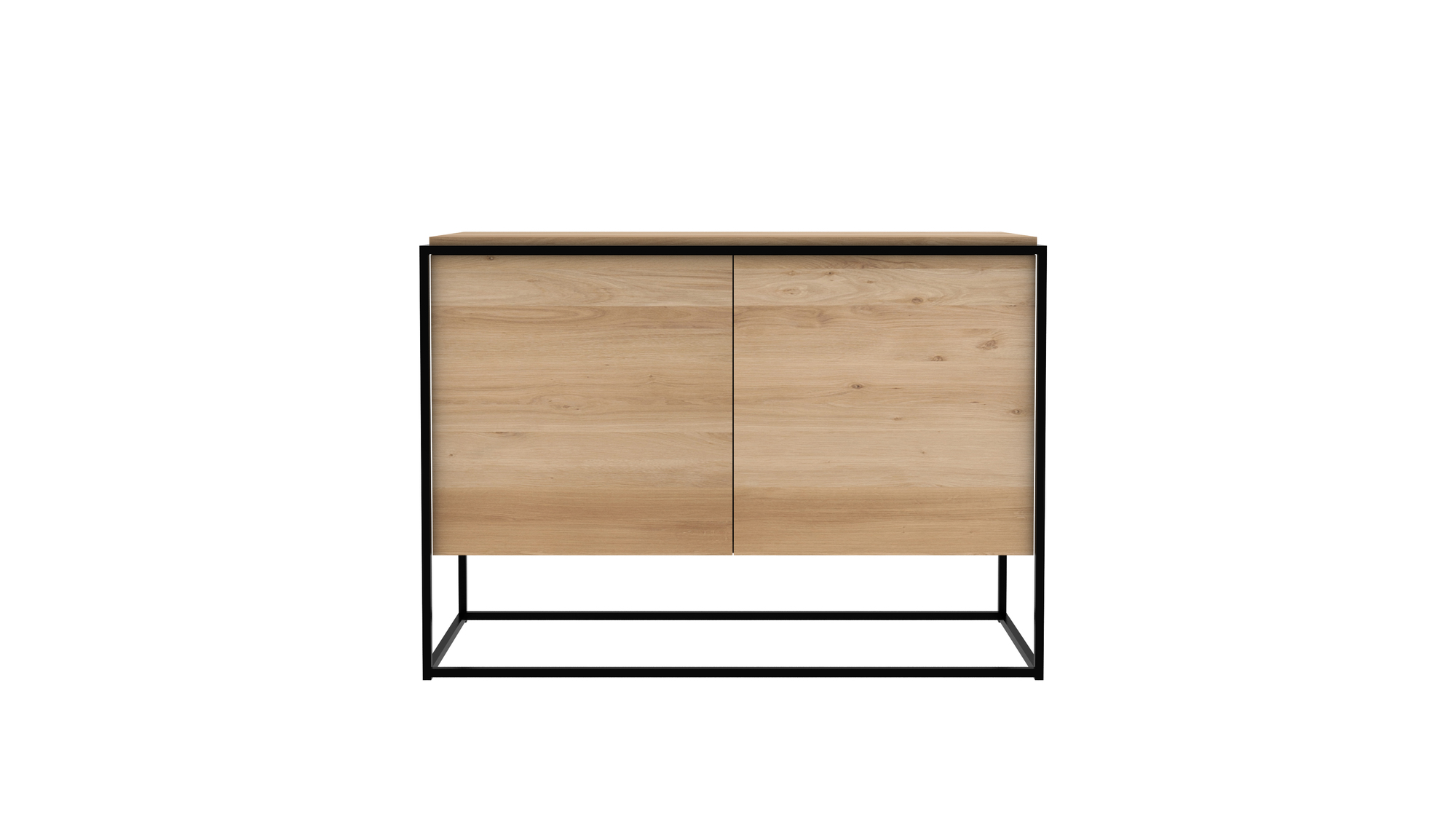 Monolit sideboard oak black frame Ethnicraft