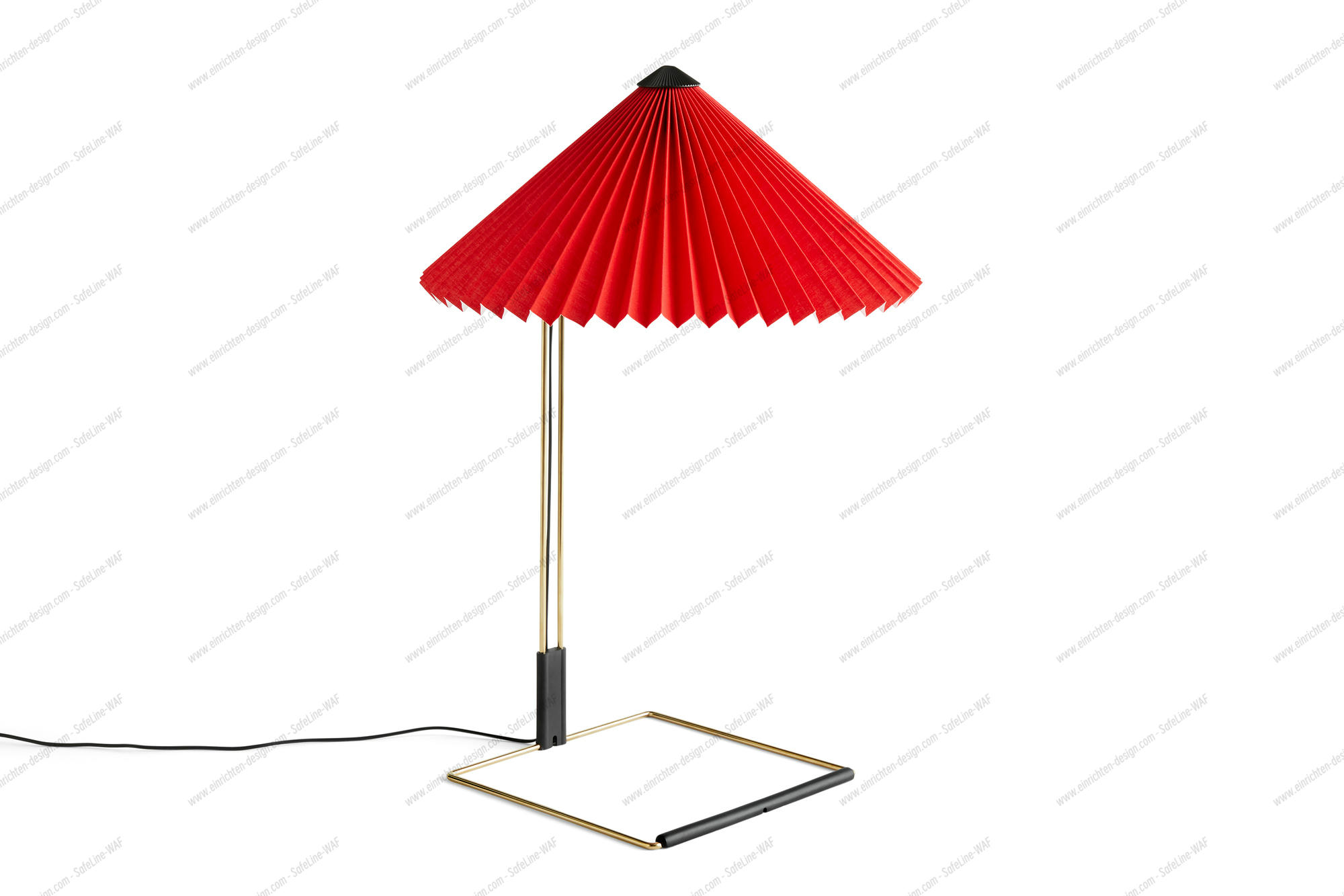 Matin Table Lamp L Bright Red Hay