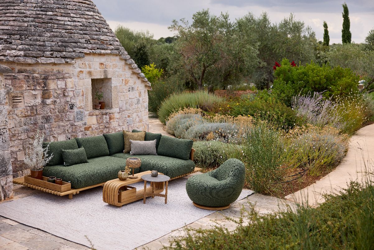 Sticks Platform corner sofa Outdoor Cane-Line 