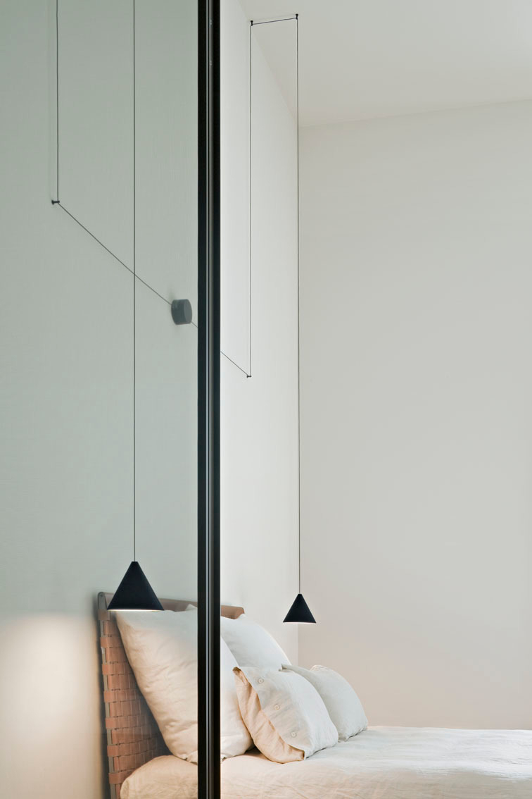 String Light Wall or ceiling Rose Flos