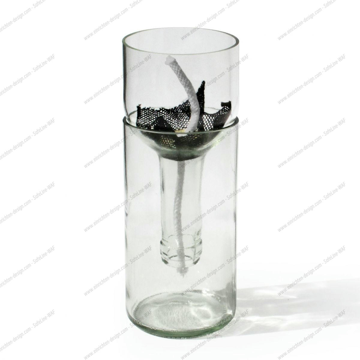 Self Watering Bottle Side by Side white SINGLE PIECES