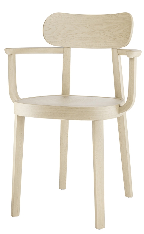 Wooden chair with Armrests 118MF / 118 MF Thonet