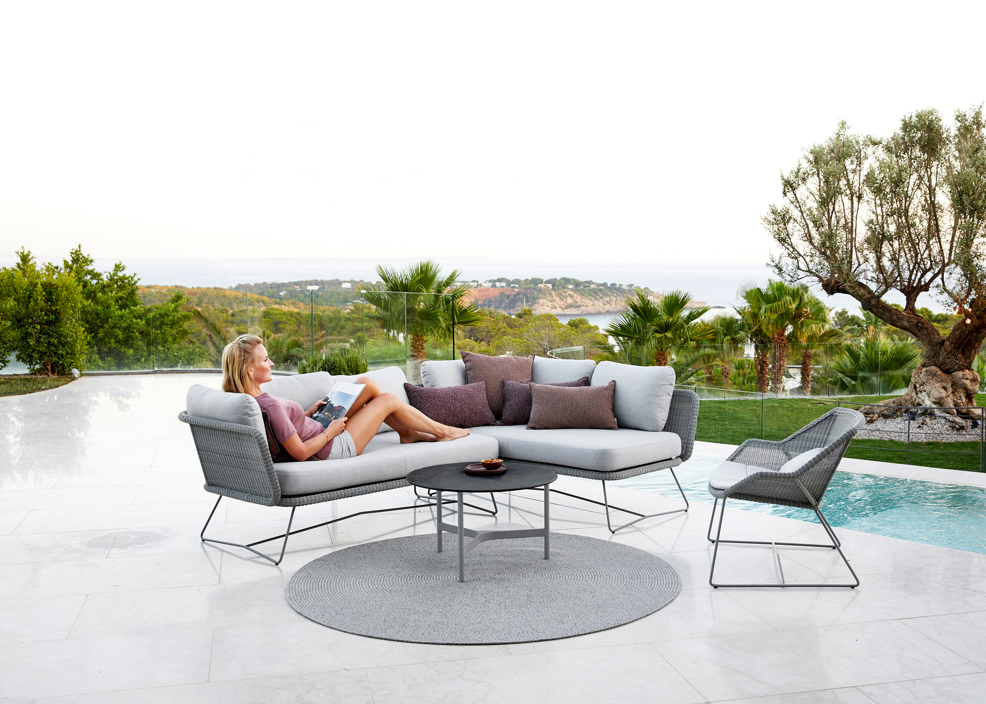 Horizon Outdoor 2-seater Modular sofa right Cane-Line