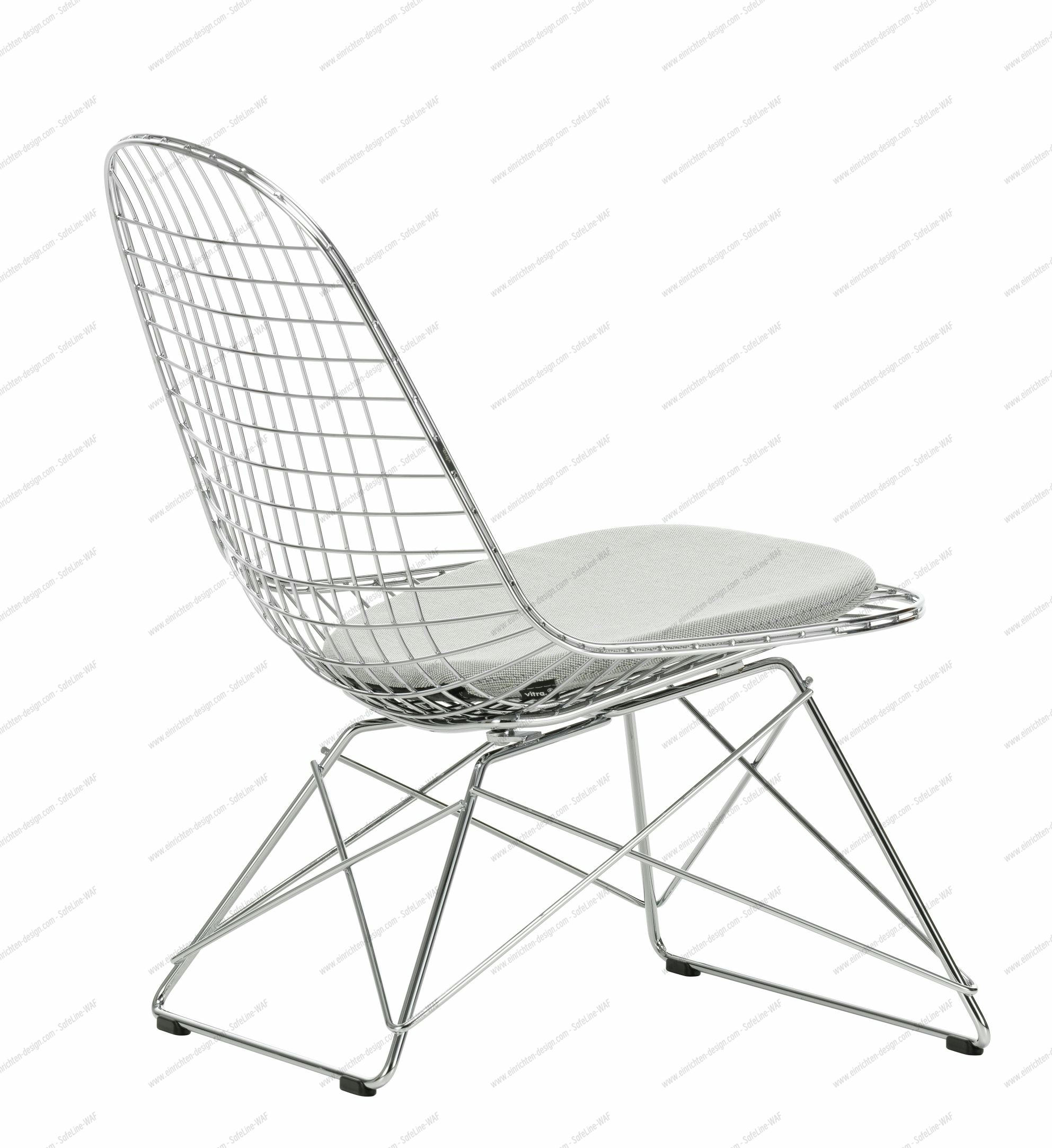 LKR-5 Wire Chair Chair with Seat Cushion Vitra