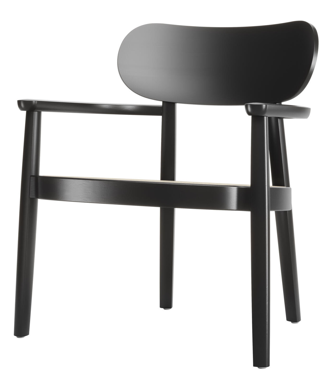 Wooden armchair with armrests 119 MF Thonet 