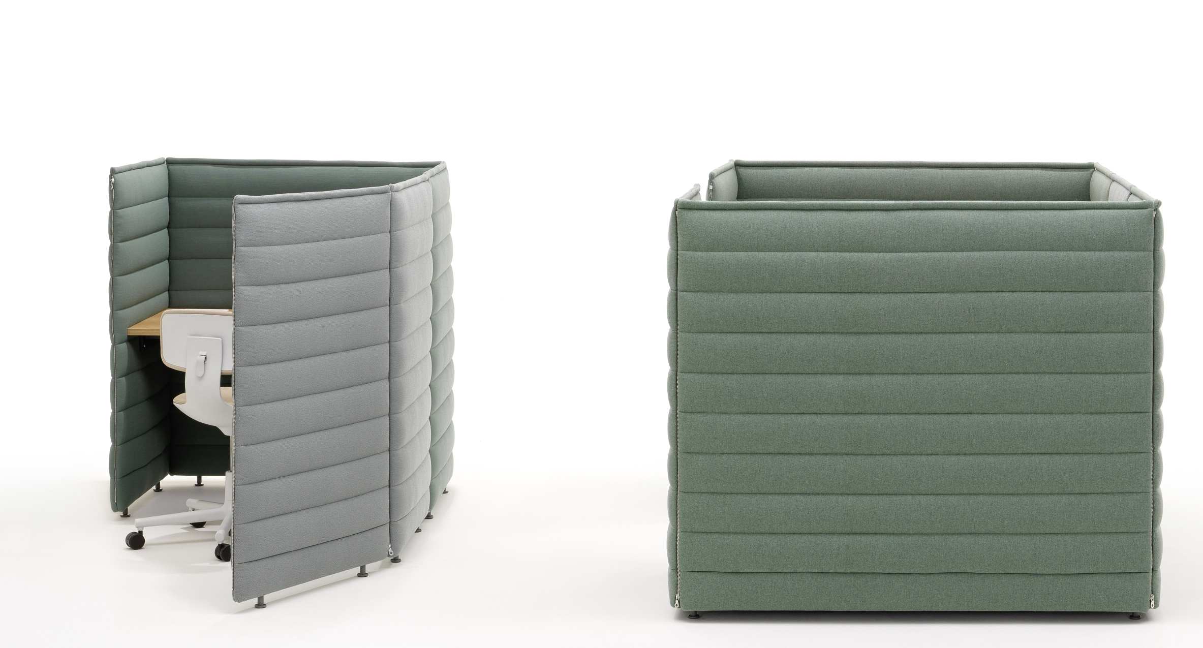 Alcove Plus Desk Small Desk Vitra
