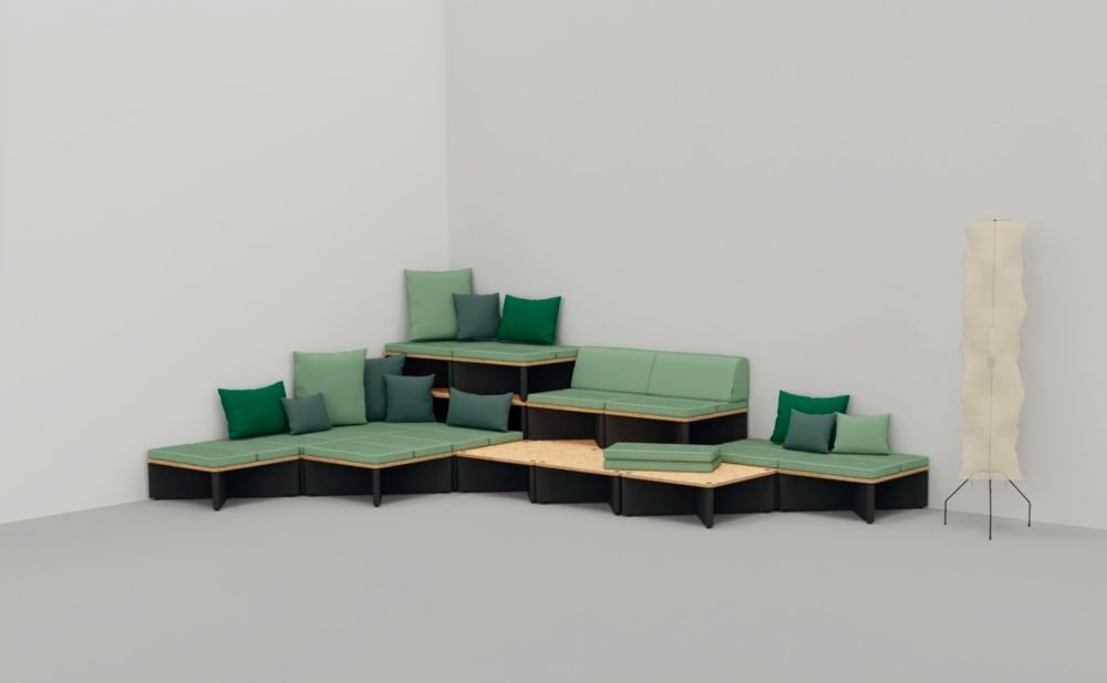 Reset Platform modular platform system Vitra