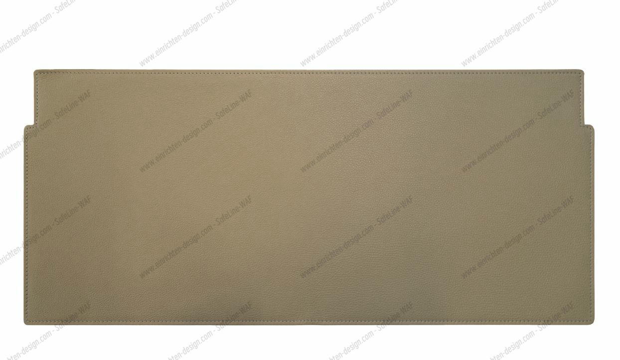 Leather cover for USM Desk Inside Leather on Top 50x35 Light grey