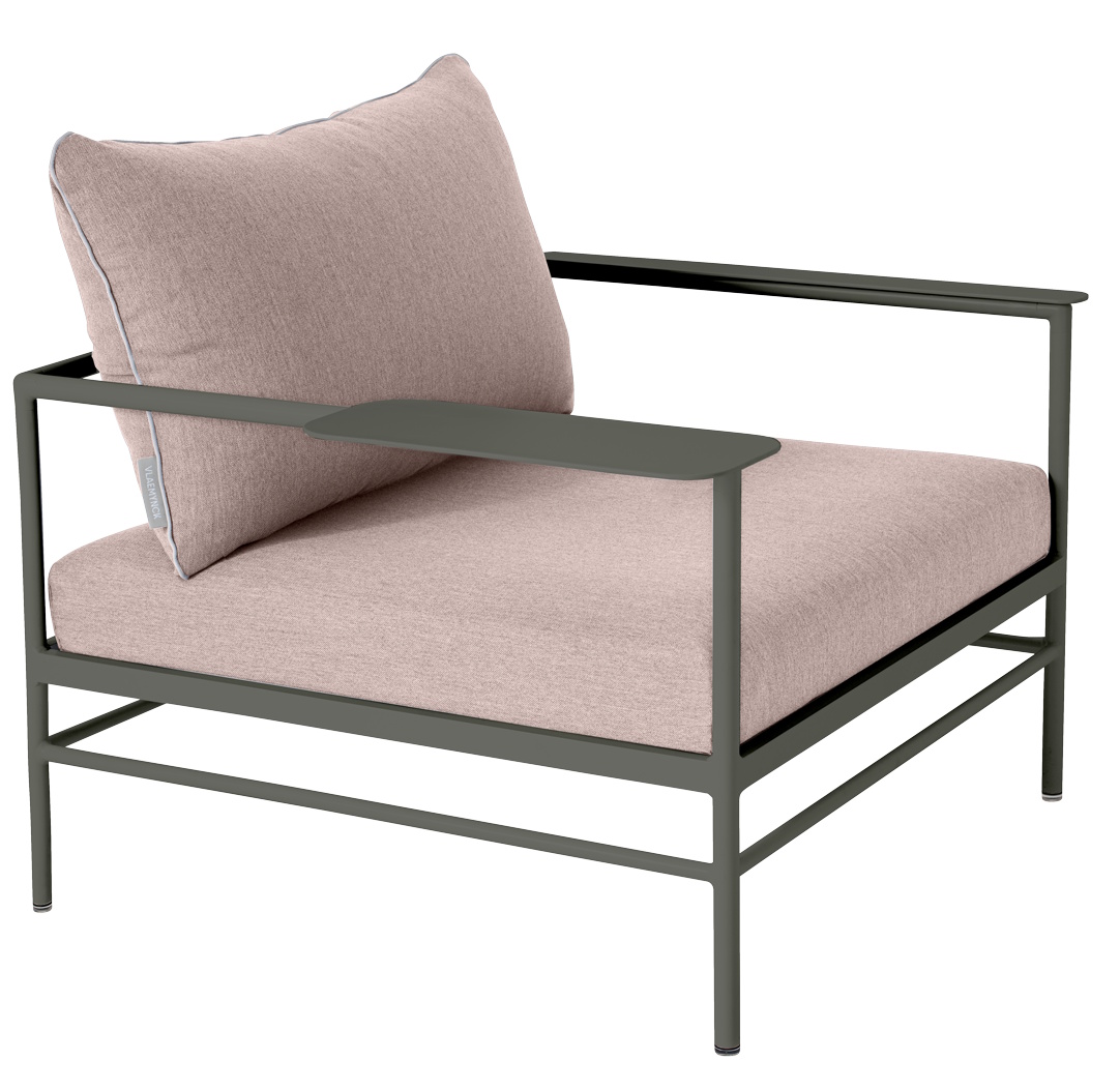 Rivage lounge chair with armrests Outdoor Fermob