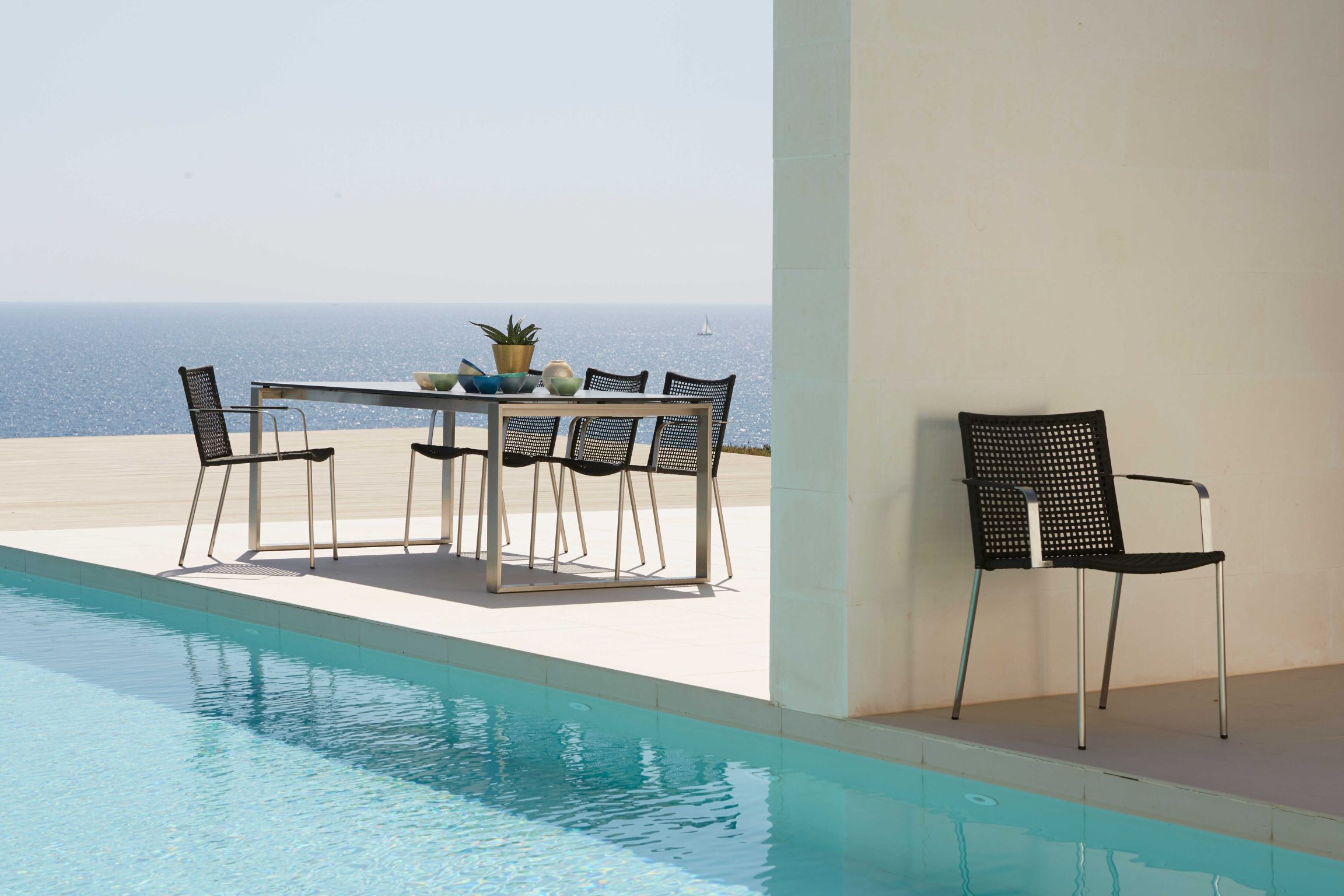 Straw Outdoor armchair Cane-Line