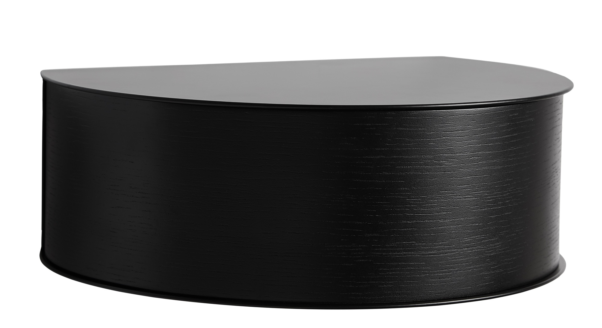Wallie Wall drawer Shelf Black Woud