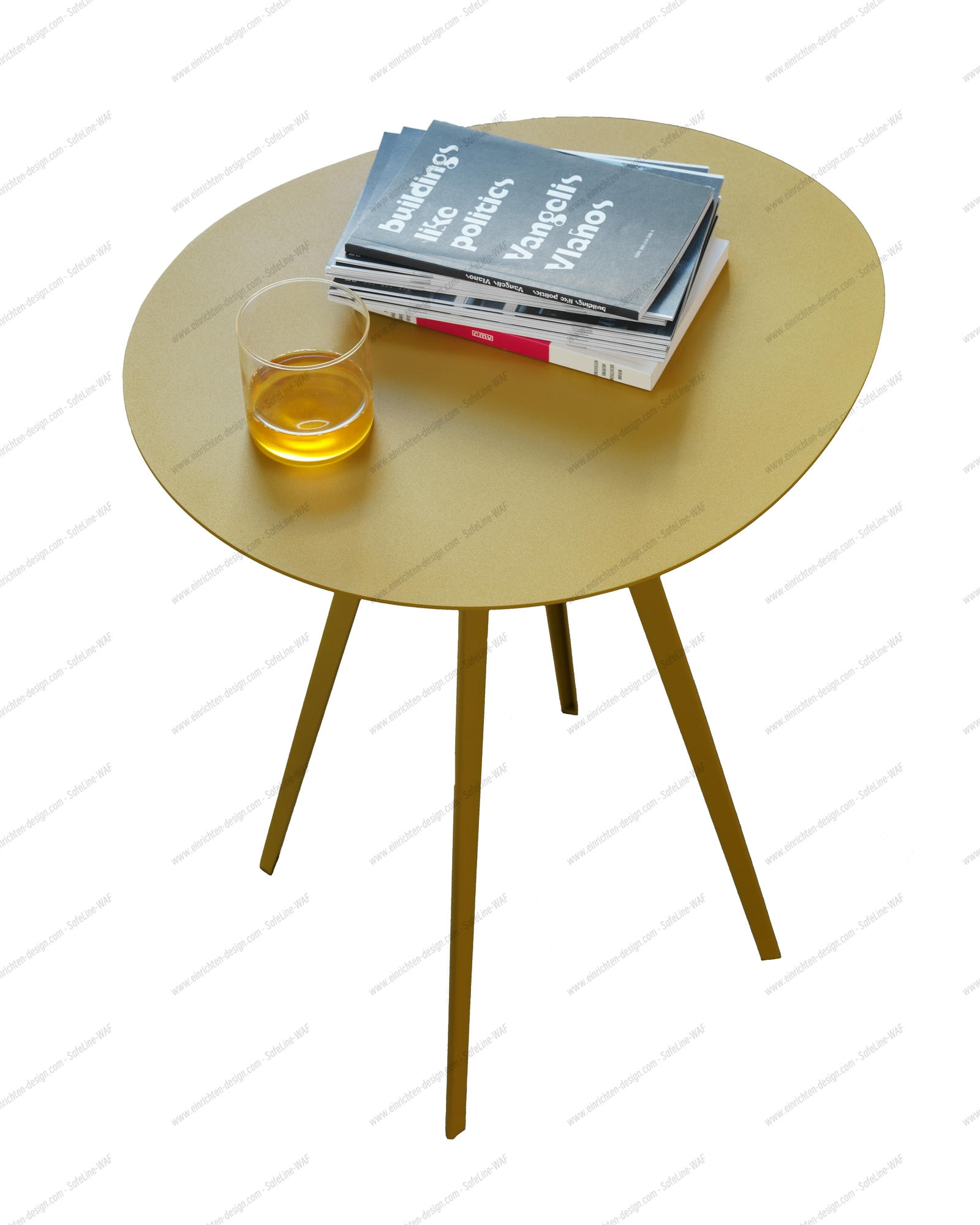 Agorà Side table large Segis mustard