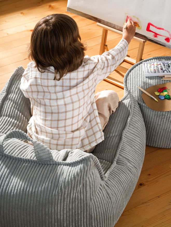 Children's beanbag armchair wide cord Wigiwama