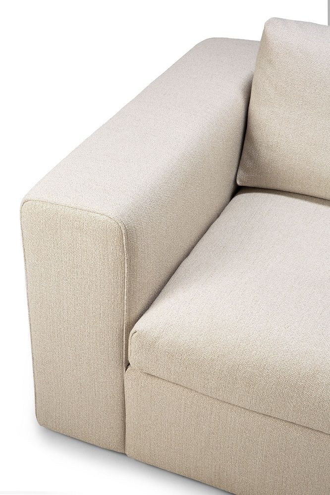 Mellow Sofa Off White Eco Fabric - right armrest Ethnicraft