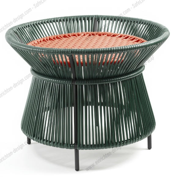 Caribe Chic Basket Table Outdoor ames Moss green / Copper / Black