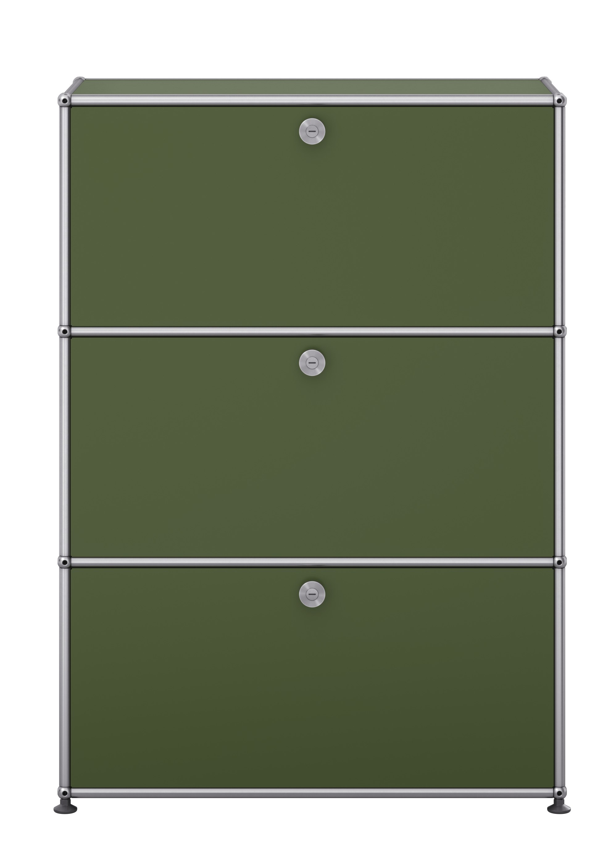 USM Haller Highboard G1 with 3 doors – Olive Green