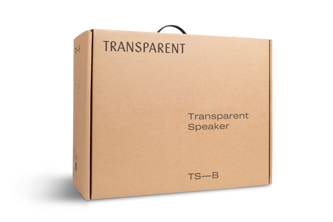 Transparent loudspeaker Transparent