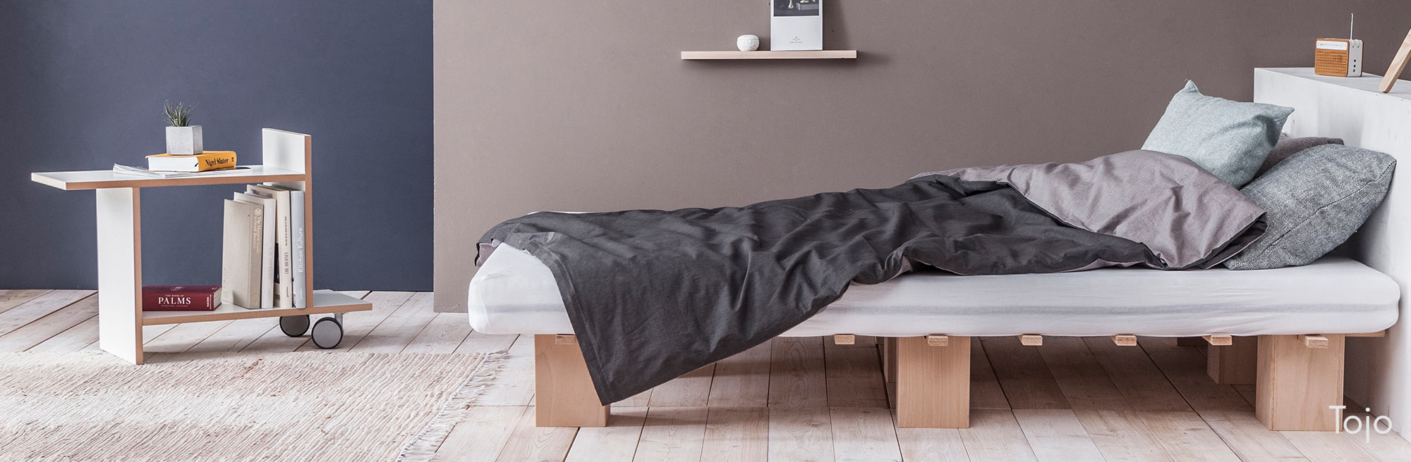 Tojo system bed with Cube bedside cabinet as a gift! Tojo system bed with Cube bedside cabinet as a gift!