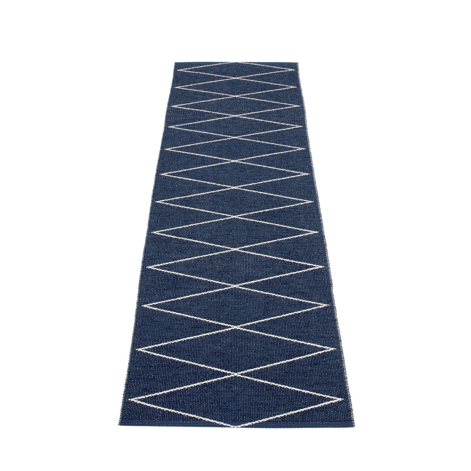 Max Plastic Carpet 70x240 cm Pappelina Black-Vanilla