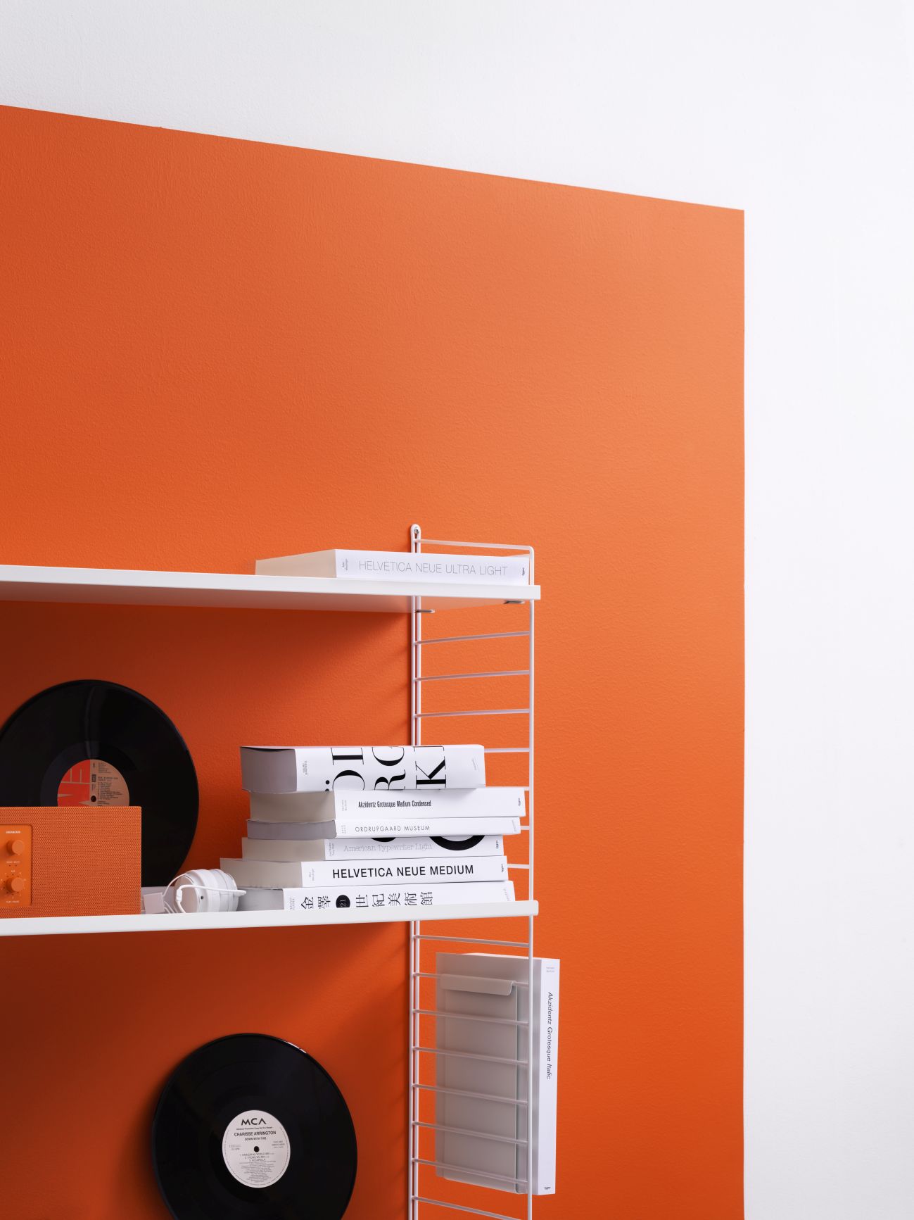 String Living Room Wall Shelving System Q String Furniture  