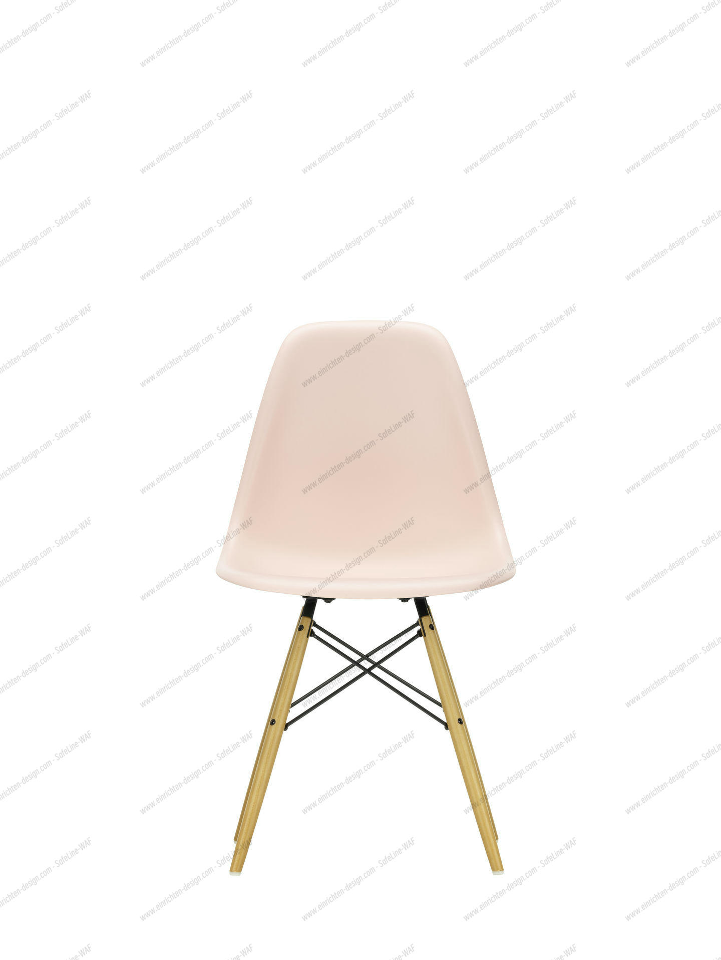 Eames Plastic Side Chair DSW Chair Vitra Ash honey colored - Granite grey