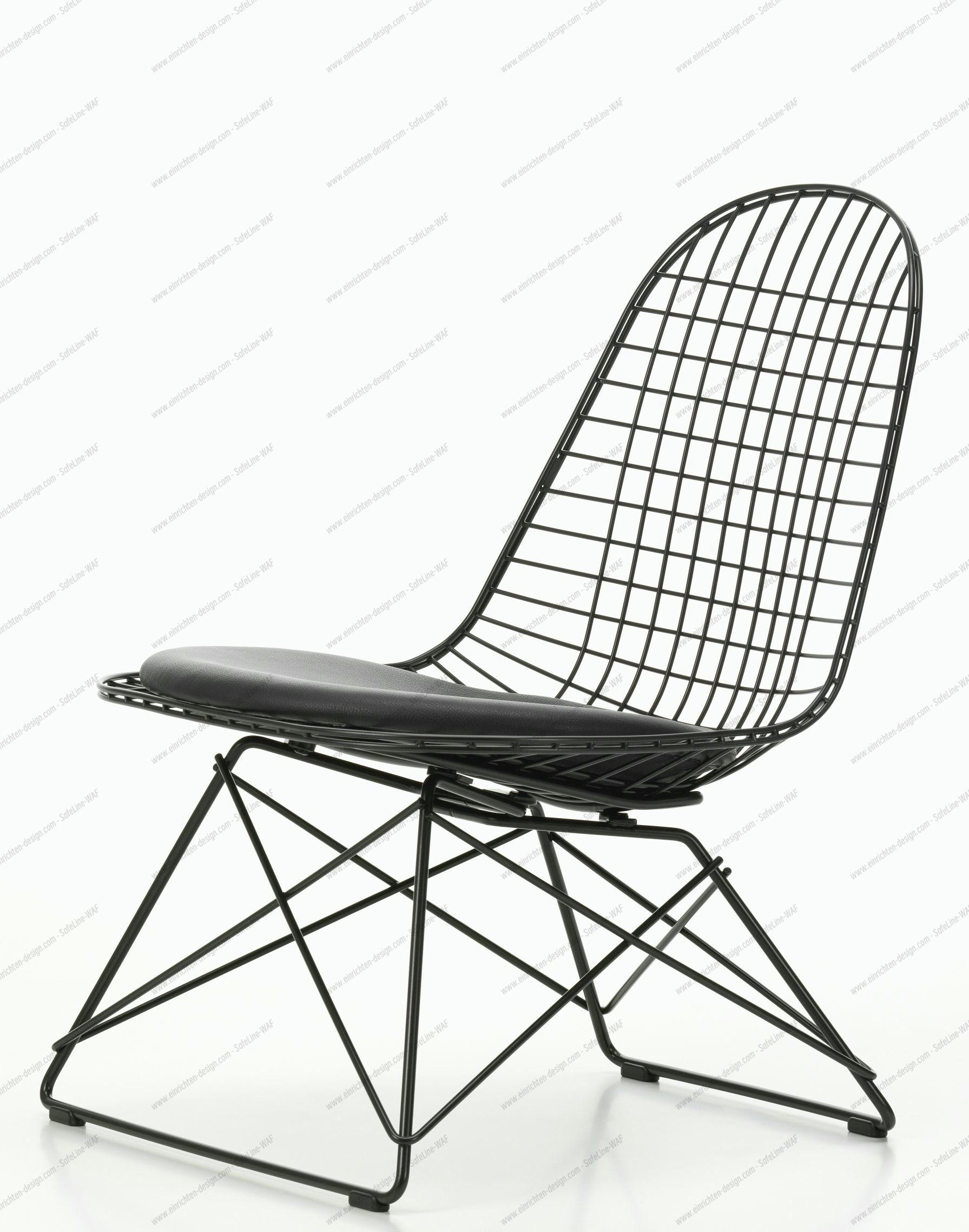 LKR-5 Wire Chair Chair with Seat Cushion Vitra