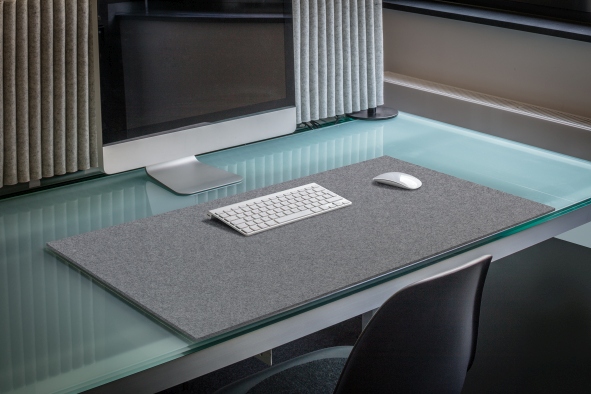 Desk pad Anthracite Hey Sign