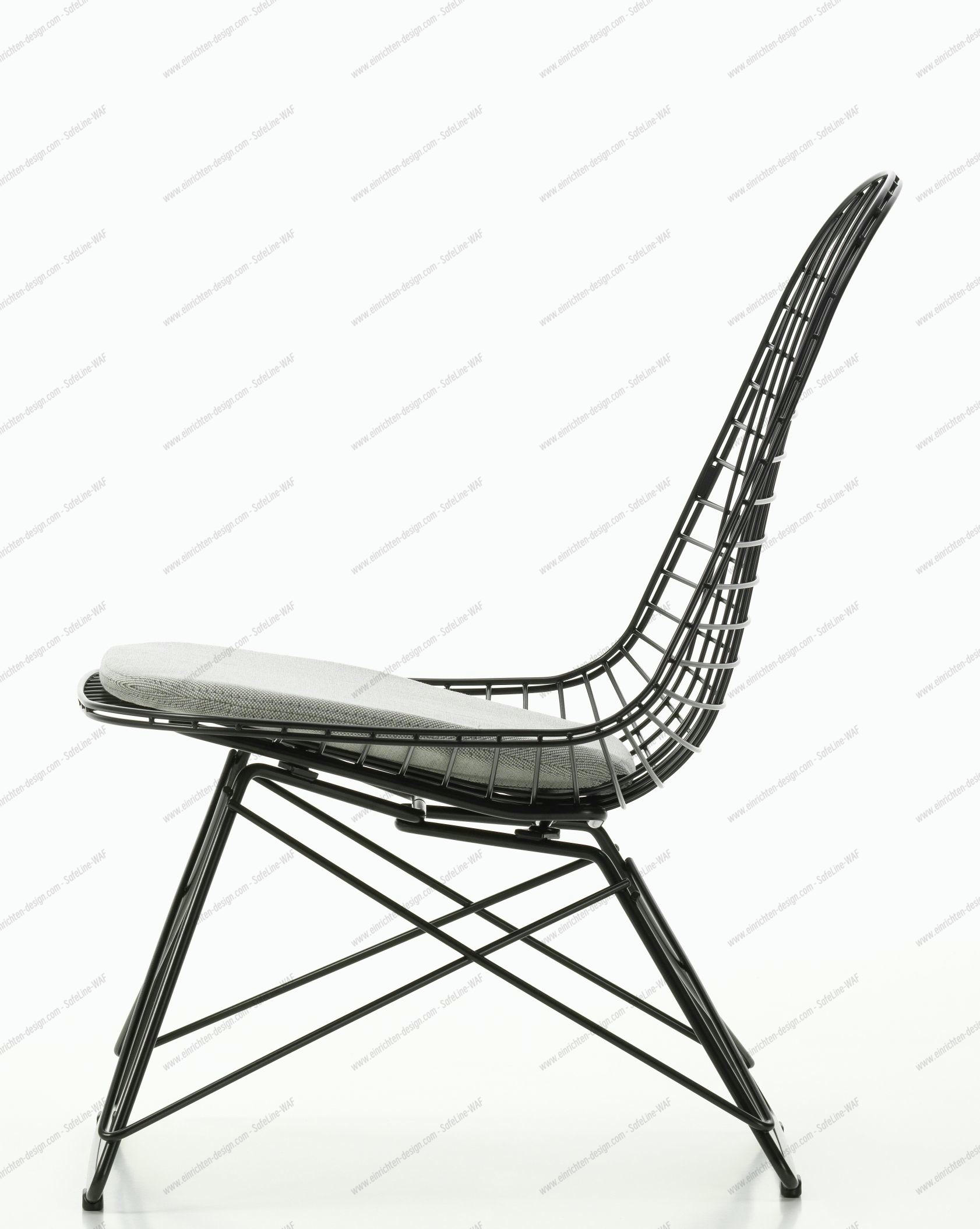 LKR-5 Wire Chair Chair with Seat Cushion Vitra