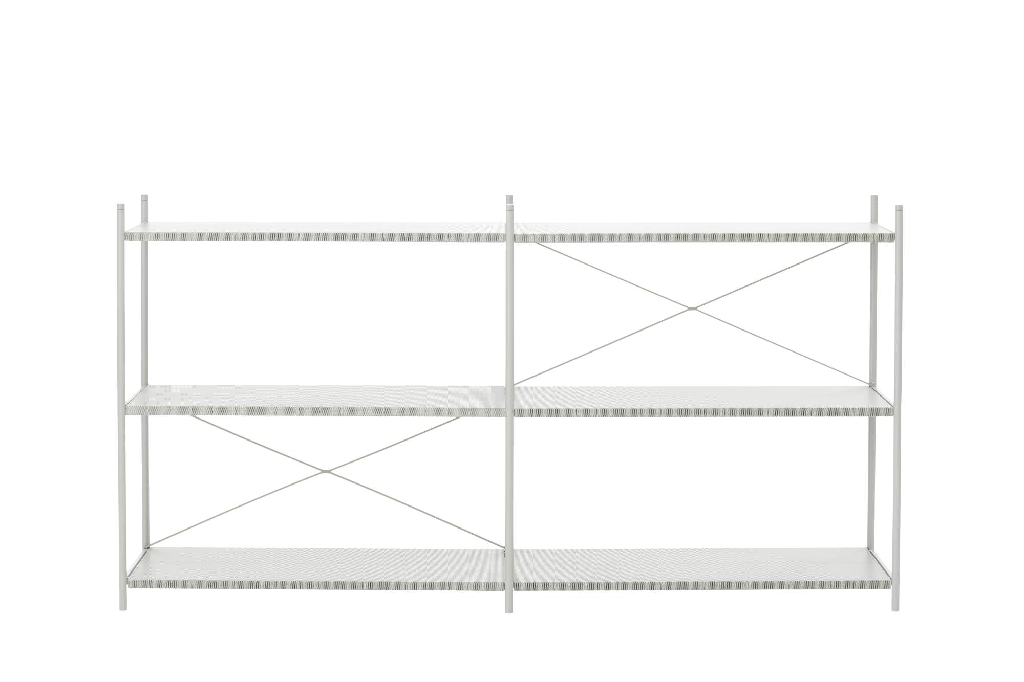 Punctual Shelving System 2x3 Regal Ferm Living-grau