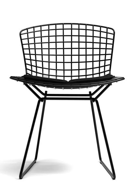 Bertoia Chair with Seat Cushion Knoll International 