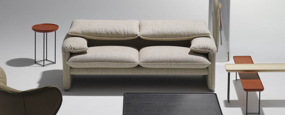 675 Maralunga sofa 2-seater Cassina