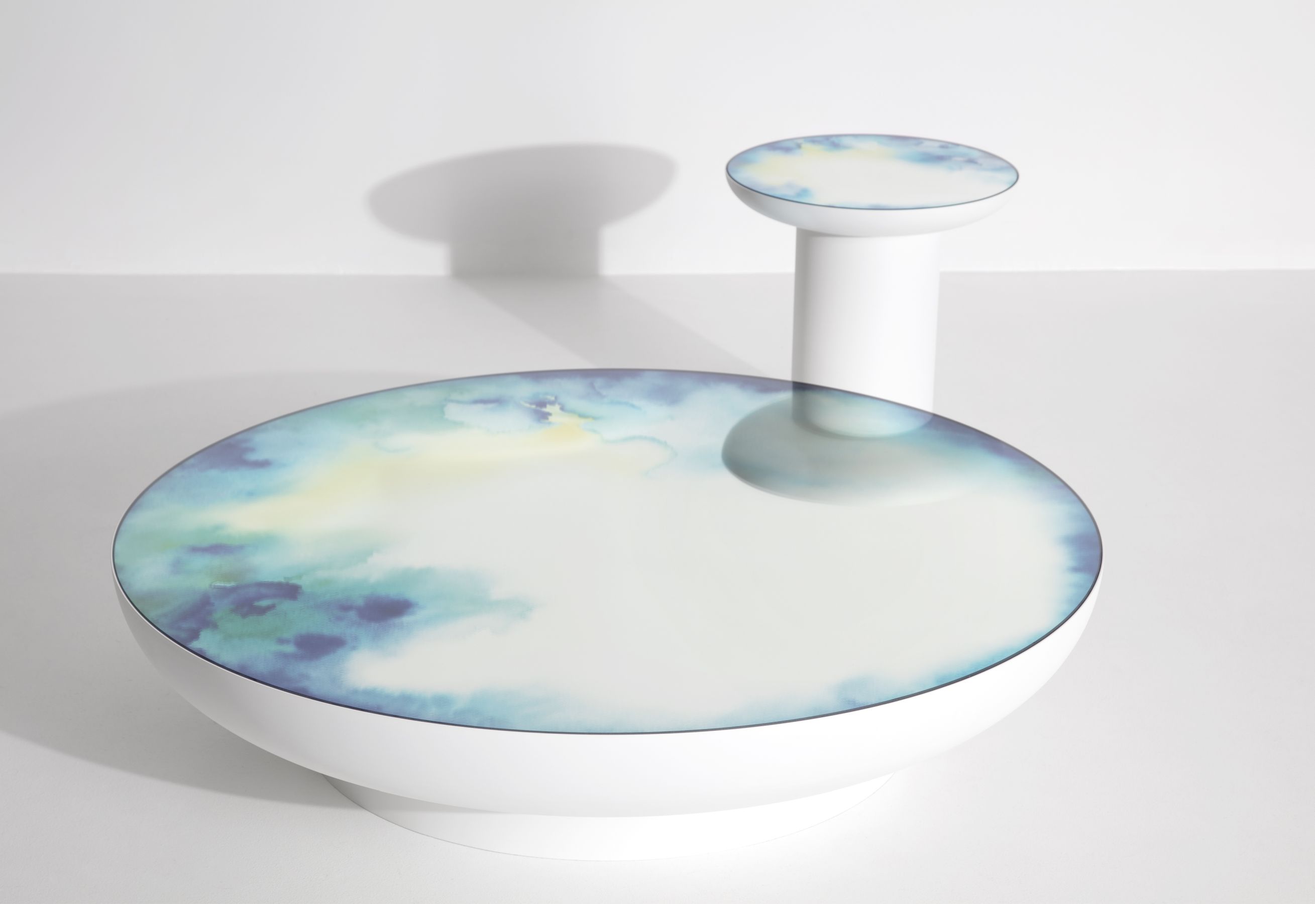 Francis Coffee Table Coffee table Ø 110 cm Petite Friture White Francis Coffee Table Coffee table Ø 110 cm Petite Friture White