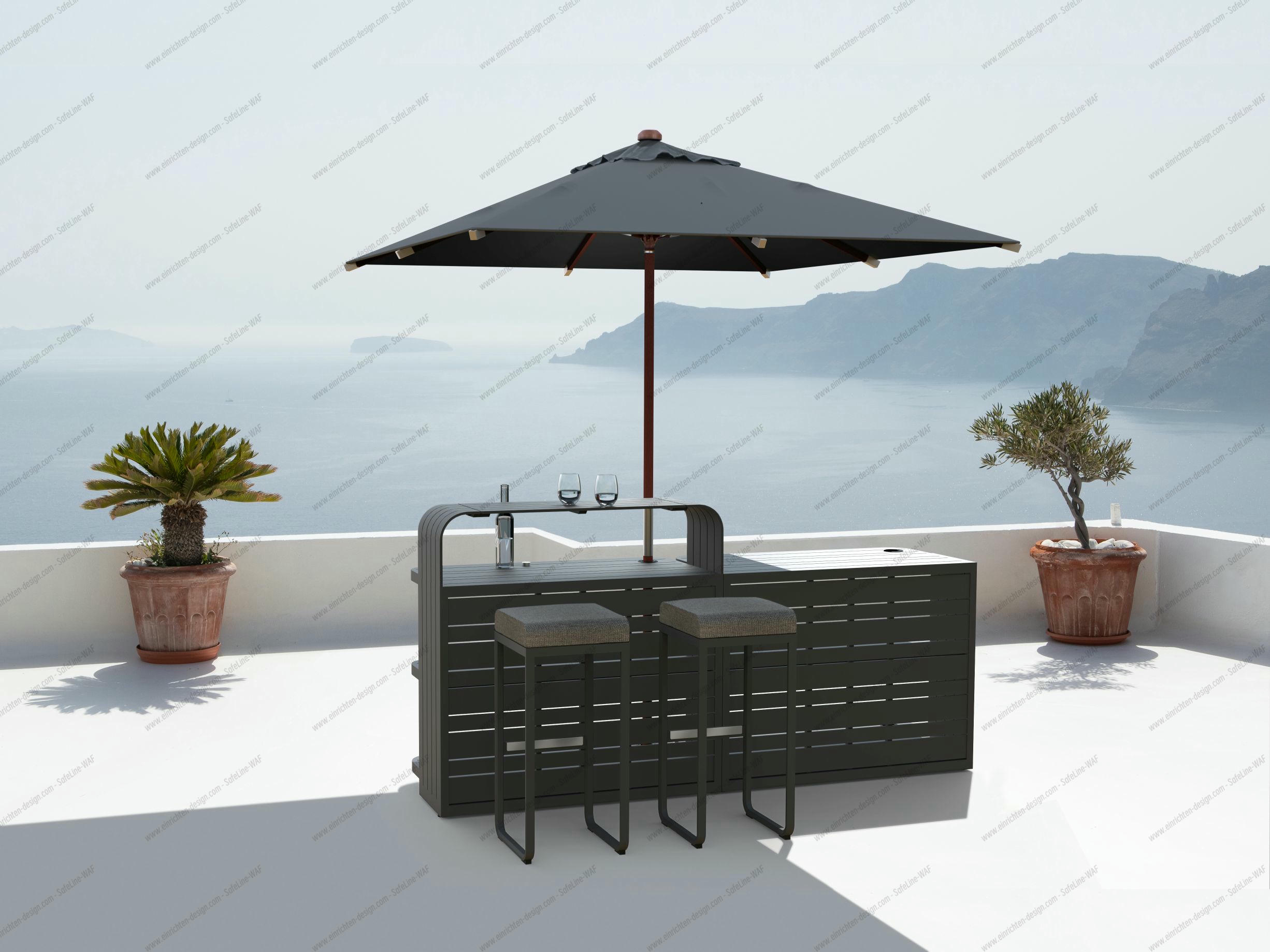 Air Bar Stool Outdoor white Moree