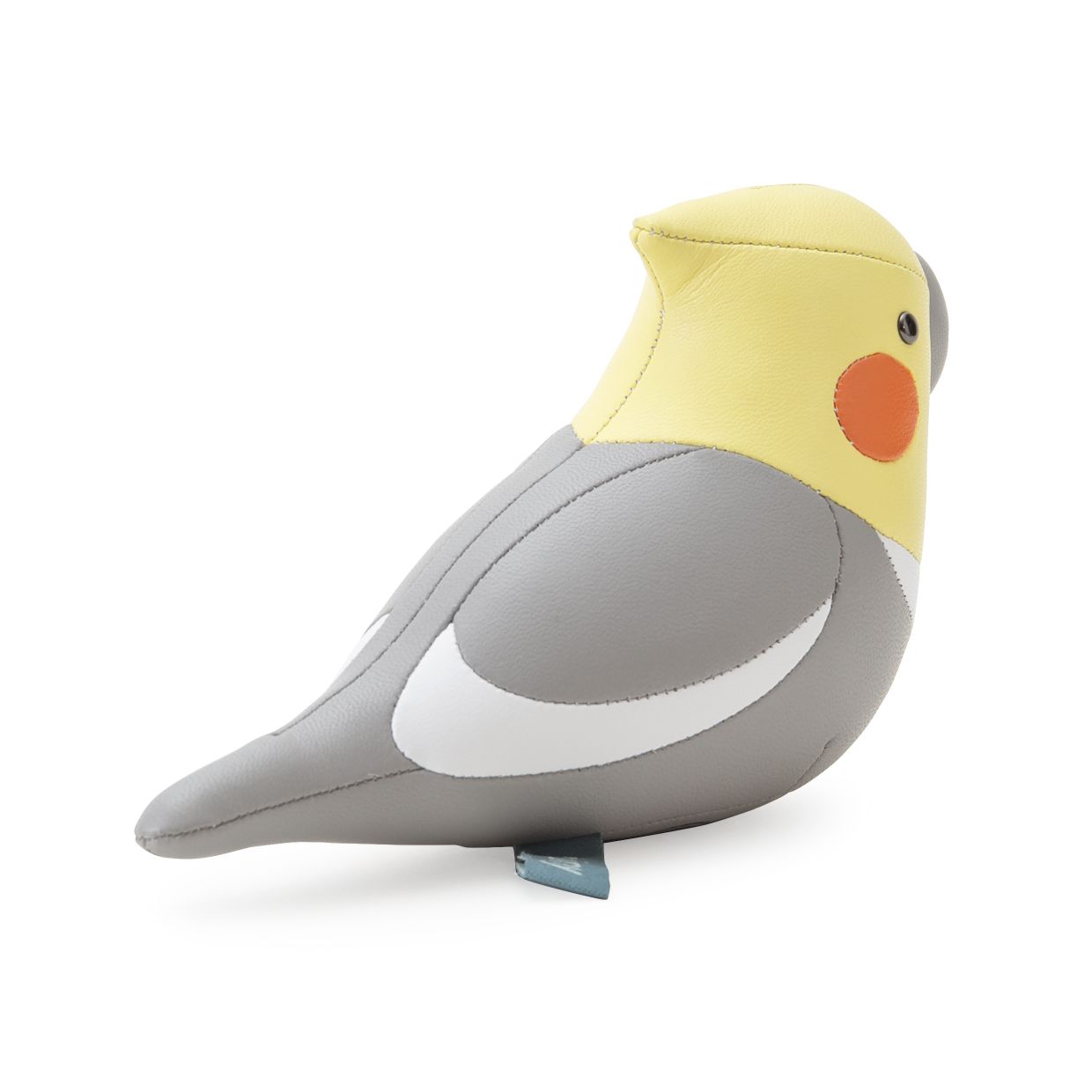 Cockatiel paperweight grey-cream Züny