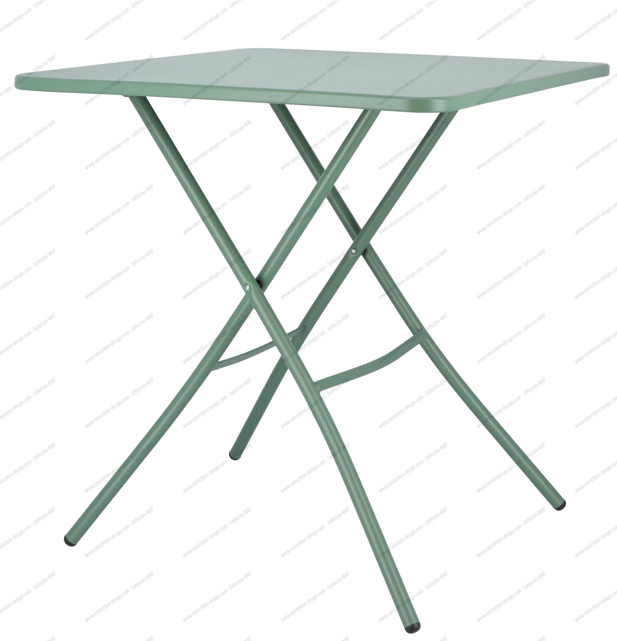Fiam Sirio Folding Table W 67 x D 67 x H 73 cm Outdoor Jan Kurtz Sage