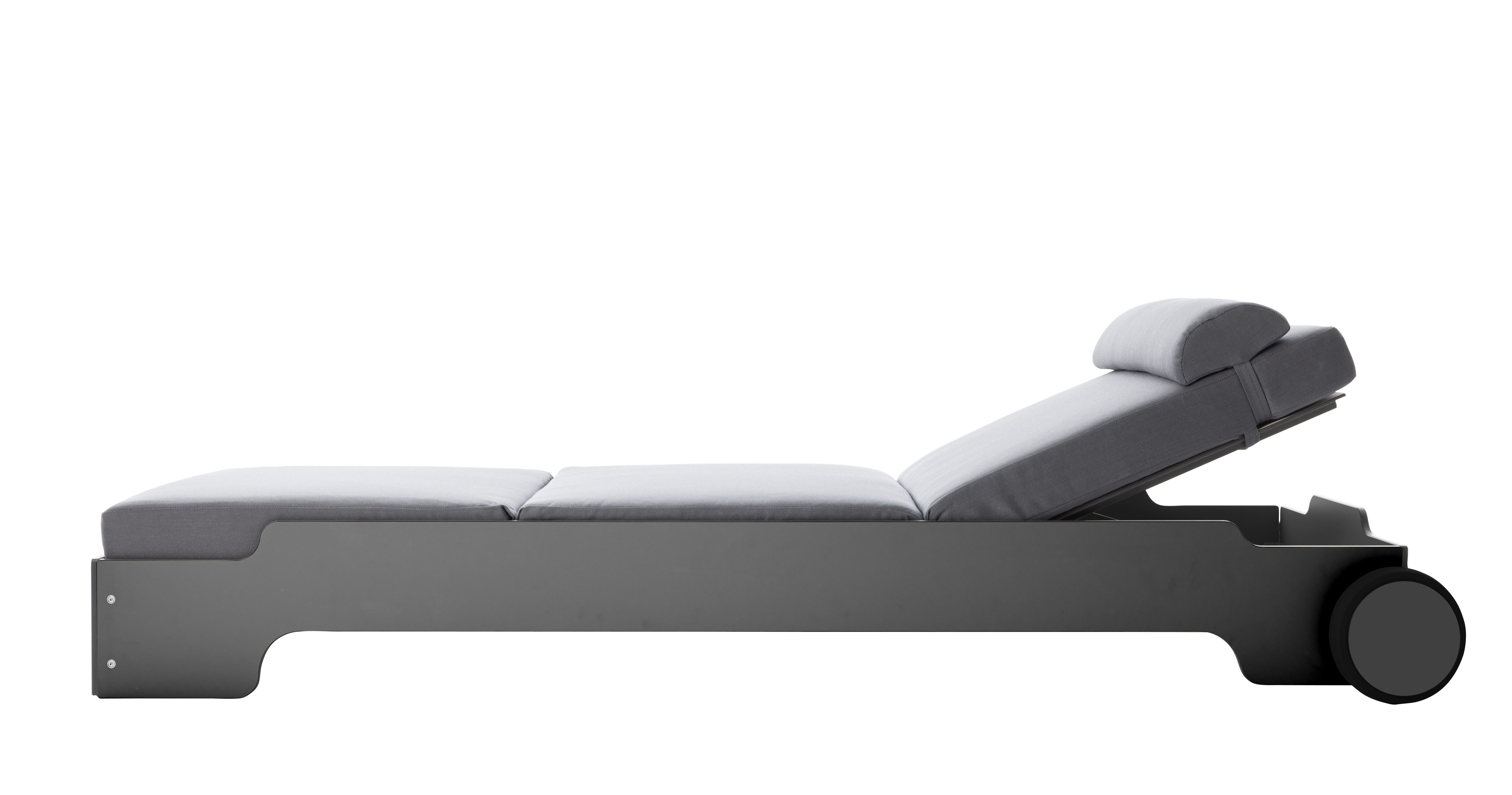 Solara Stacking Lounger incl. Wheels and Upholstery Outdoor Müller Möbelwerkstätten
