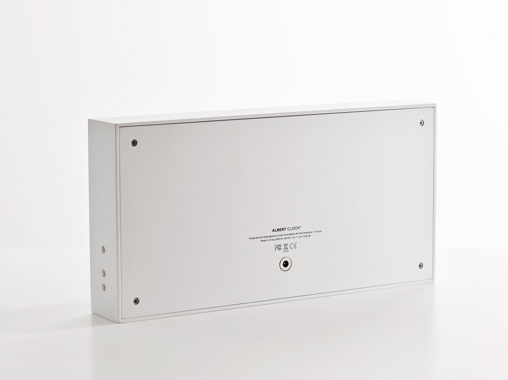 Digital clock LED Table clock Albert Clock White