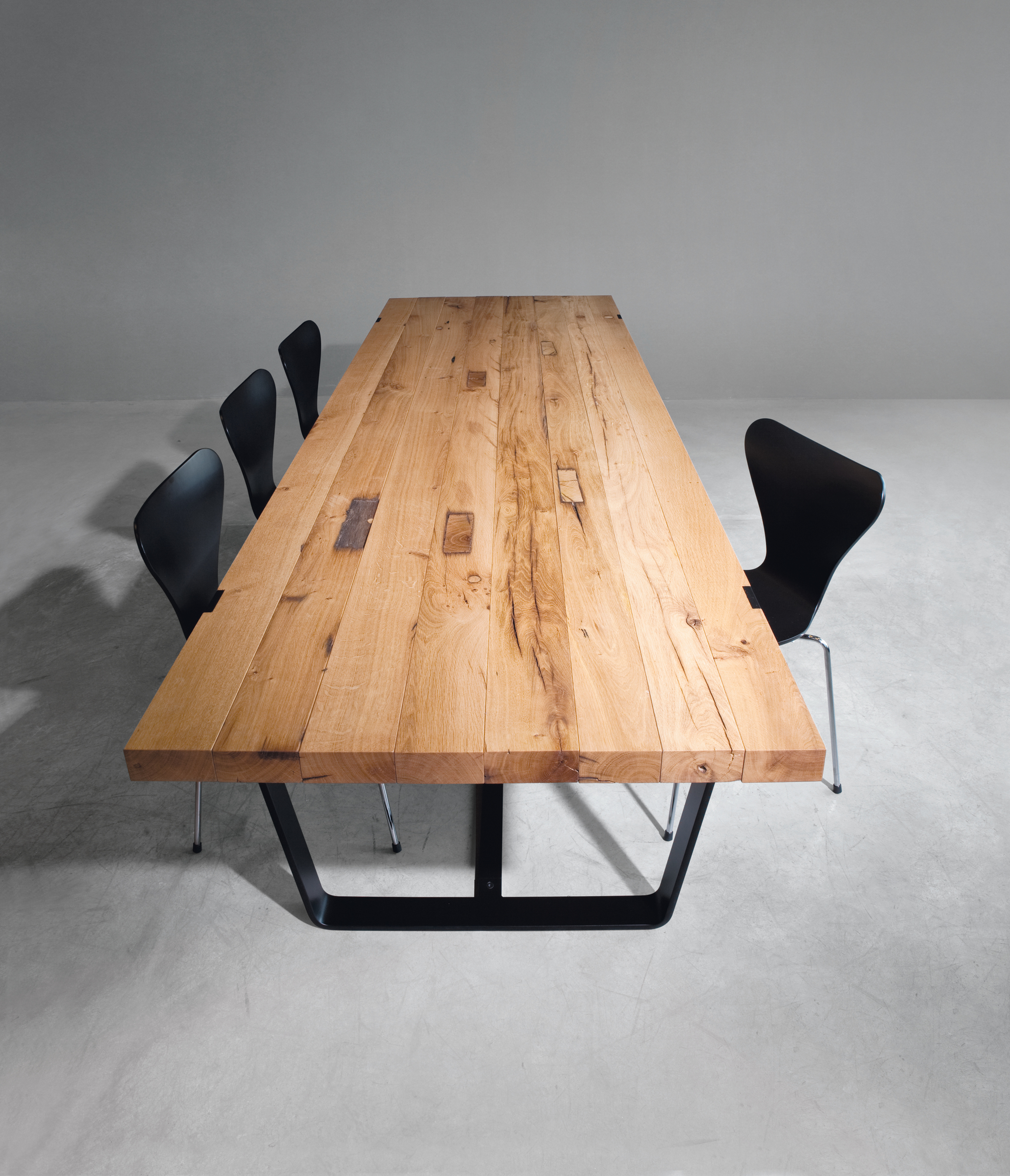 BB 11 Clamp table oak raw/oiled Janua
