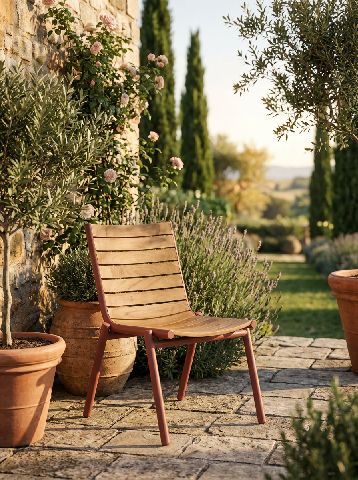 Pilotis Chair Teak Outdoor Fermob